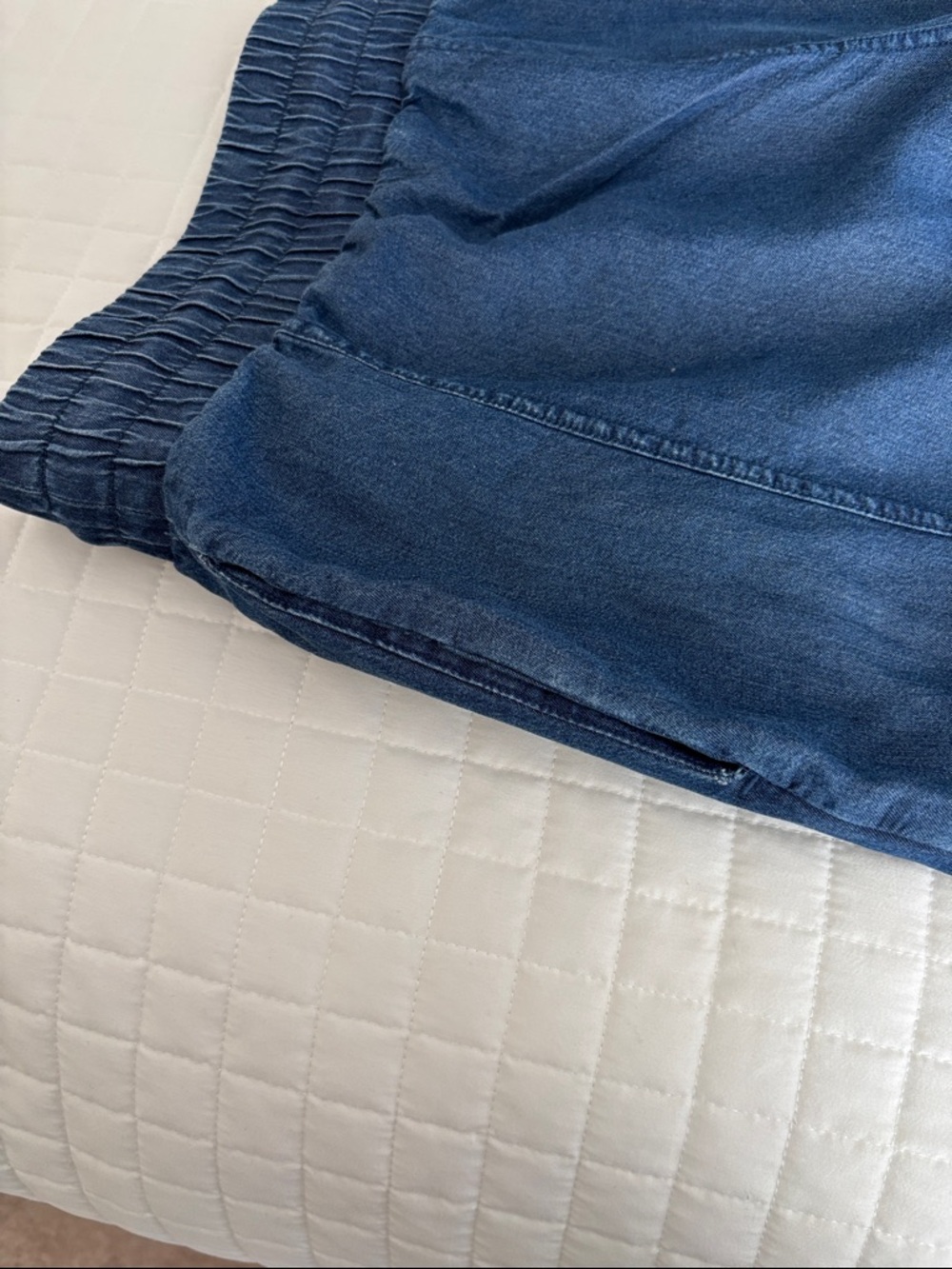 Elle Wide-Leg Denim Pants in Blue - Picture 7 of 7